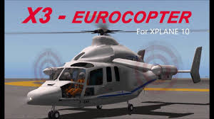 Quick Look At The Unique Looking Eurocopterx3 For Xplane 10 Flight Simulator Best Helicopter Xplane 10