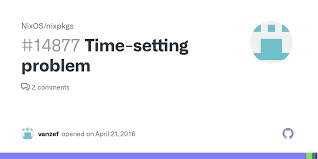 Time-setting problem · Issue #14877 · NixOS/nixpkgs · GitHub