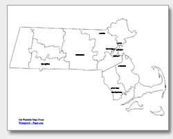 View massachusetts on the map: Printable Massachusetts Maps State Outline County Cities