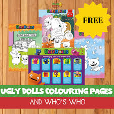 If you absolutely loved the musical comedy ugly dolls, you will love our free coloring pages. Free Ugly Dolls Colouring Pages And Who S Who Kiddycharts