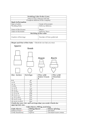 127912338 Png 1275 1650 Wedding Cake Order Form Cake Order Forms Order Form