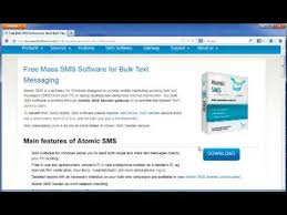 There are many ocr software which helps you to extract text from images into searchable files. Free Mass Texting Atomic Sms Sender Youtube