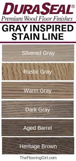 New Gray Blended Hardwood Stains By Duraseal The Flooring Girl