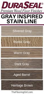 new gray blended hardwood stains by duraseal the flooring girl