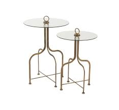 Shop allmodern for modern and contemporary gold round end + side tables to match your style and budget. Side Table Round Ironwork Glass Antique Gold Small Sl Homedecoration Com