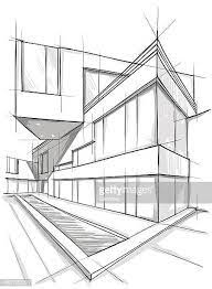 Vector Illustration Of The Architectural Design Architecture Design Drawing Architecture Design Sketch Architecture Concept Drawings