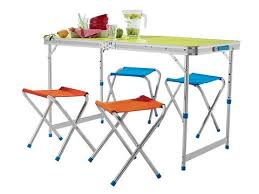Elle est facilement pliable et compact, ce qui le rend très. Table Camping Pliante Lidl