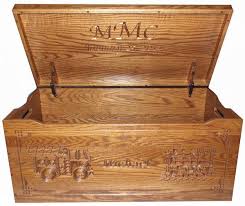 flat top amish toy chest and wooden box
