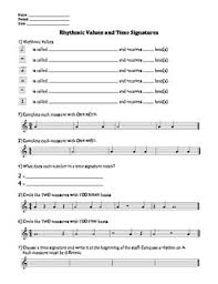 Without sentences, language doesn't really work. Note Value And Time Signature Music Quiz Test Or Worksheet Tpt