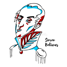 Born to one of the wealthiest families in venezuela, simón bolívar imbibed the ideals of revolution from a tutor who inspired him to travel to europe as a. Simon Bolivar Portrait Stock Vector Illustration Of People 141369597