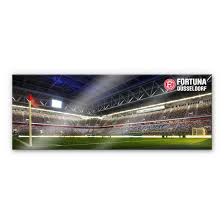 Das bauwerk entstand zwischen 2002 und 2004 an stelle des bis dahin bestehenden rheinstadions, wurde allerdings leicht nach norden versetzt. Acrylglasbild Fortuna Dusseldorf Stadion Eckfahne Das Xxl Motiv Von K L Wall Art Wall Art De