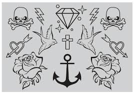 Und alle, die kein word haben, können sich die vorlage als pdf herunterladen & gestalten. Old School Tattoo Motive 24 Kostenlose Vorlagen Und Kreative Ideen Tattoos Zenideen