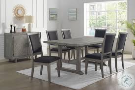 Zenvida 5 piece dining set rustic grey kitchen table set. Whitford Distressed Grey Dining Room Set From Steve Silver Coleman Furniture