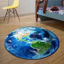 Round Carpet 3d Print Earth Planet Soft Carpets Anti Slip Rugs Computer Chair Mat Floor Mat For Kids Room Home Decor Aliexpress Round Carpets Soft Carpet Living Room Carpet