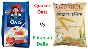 Quaker Oats Vs Patanjali Pushtahar Dalia Choose Better Youtube
