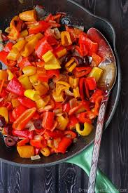 Peperonata Meilleur Avec Du Beurre En 2020 Cuisine Recette Italienne Alimentation