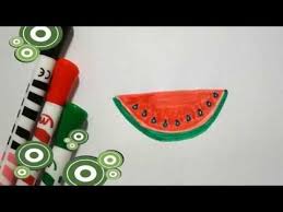 Wassermelone Zeichnen Lernen Obst Malen How To Draw Watermelon Kak Narisovat Arbuz Youtube Zeichnen Lernen Wassermelone Zeichnen