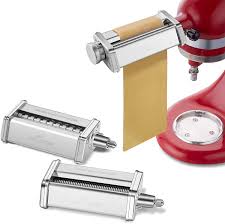 If you don't have a kitchenaid, don't worry! Antree 3 In 1 Kitchenaid Pasta Maker Attachment