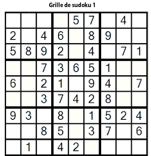 Les grilles sont à imprimer. Imprimer La Grille 1 De Sudoku Primaire Cycle 3