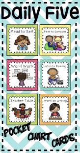 Manage Daily Five In Your Classroom With These Cute Cards Includes Cards For Read To Self Read To Someone Daily 5 Kindergarten Reading Classroom Read To Self