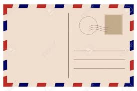 Air Mail Envelope Template Fresh Nice Airmail Postcard Template Gallery Postcard Template For In 2020 Airmail Envelopes Postcard Template Envelope Template
