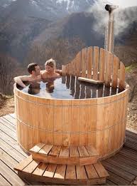 Spa Exterieur En Bois Avec Poele Integre Acheter Au Meilleur Prix Spa Exterieur Sauna Exterieur Jacuzzi Exterieur