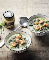 La Recette De La Soupe A L Epinard Saumon Et A La Moutarde Par Maille Recette De Soupe Facile Recette Soupe Soupe Epinard
