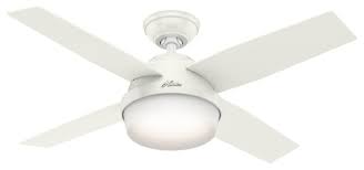 Hunter contempo ii led 54 ceiling fan white reversible fan blades: Hunter Fan Company 44 Dempsey With Light Ceiling Fan With Light Remote Transitional Ceiling Fans By Hunter Fan Company Houzz