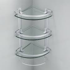 Corner bathroom shelves provide a creative way to make use of empty areas. Maximize Your Space With A Glass Corner Shelf