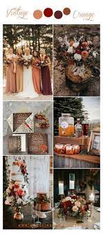 10 Gorgeous Color Combos To Consider For Your Fall Weddings Part 1 Fall Wedding C Fall Wedding Color Schemes Wedding Themes Fall Fall Wedding Colors October