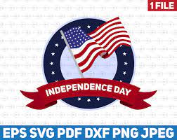 American Flags Set Clipart Two American Flags Criss Crossed Etsy Etsy Independence Symbol Etsy Pinterest
