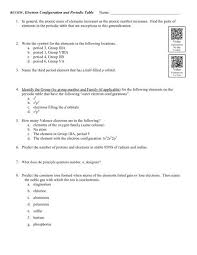 D protons 18 neutrons 22. Worksheet Periodic Table Chapter 6 Avon Chemistry