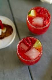 Sparkling Raspberry Caipirinha Cocktails Recette Nourriture Aperitif Dinatoire Bon Appetit