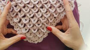 Kus Yuvasi Ucgen Sal Crochet Triangle Shawl Tig Isleri Kus Yuvasi Sal
