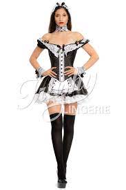 Black & white package includes: Button French Maid Dress Trashy Com