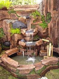 * for painting i used stainer colour(y oxide, brown) and spray paints to highlight. 93 Creative Home Gardening Ideas Waterfalls Backyard Minimalist Garden Garden Water Fountains