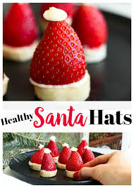 Appetizers to make the most wonderful time of the year. Strawberry Banana Santa Hats Chrismtastreat Funfood Kids Recipe Healthy Christmas Treats Appetizers For Kids Holiday Recipes