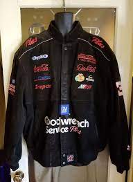 Black Vintage Nascar Dale Earnhardt Sr Goodwrench Oreo Coke Logo Chase Jacket Jackets Acdelco Black