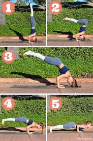 Headstand Transitions A Step By Step Tutorial The Journey Junkie Headstand Yoga Headstand Yoga Poses Advanced