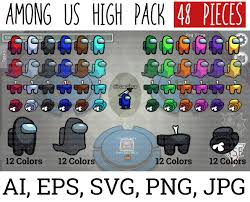 Among Us Svg Among Us Ai Among Us Eps Among Us Png Among Etsy In 2020 Eps Svg Cmyk Design