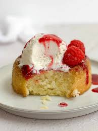 Butter Cakes with Raspberry Sauce - The ...