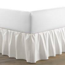 A bed skirt offers an efficient finish & covers the mattress frame. Bed Skirts Box Spring Covers Dust Ruffles You Ll Love In 2021 Wayfair