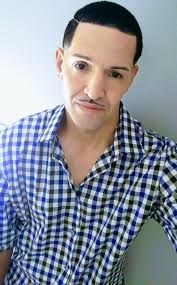 How to make hair blue and face white