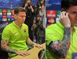 On his right shoulder and arm you will find the huge jesus christ tattoo. Messi Tattoo As The Barca Man Unveils New Ink Let S Look At His Other Designs Dispensable Soccer