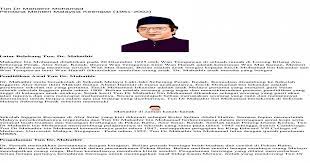 Latar belakang tun dr mahathir mohamad. Tun Dr Mahathir Mohamad Folio Sivik