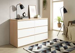 White duchesse chest of 3 drawers. Diva Chest Of Drawers Maple And Cream White