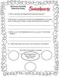 Sweethearts Reading Comprehension Reading Comprehension Worksheets Third Grade Reading Comprehension Valentine Reading