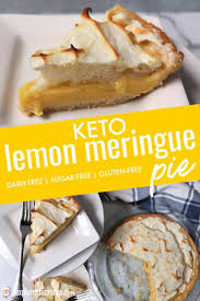 Keto Lemon Meringue Pie Recipe Keto Dessert Recipes Lemon Meringue Pie Meringue Pie