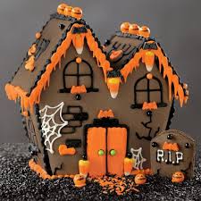 Our No Bake Haunted House Kit Comes With Pre Baked Gingerbread And Decorations For Halloween Gingerbread House Haunted Gingerbread House Halloween Entertaining
