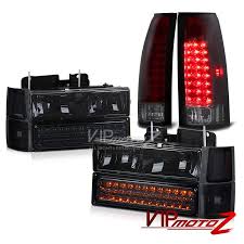 1994 1998 Chevy C1500 Suburban Tahoe Silverado Wine Red Led Tail Lamp Headlight Chevy Chevy Trucks Chevy Tahoe
